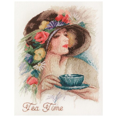 Набор для вышивания Время пить чай по рисунку Х. Фишшера