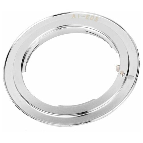 Переходник Pixco Nikon F - Canon, для зеркальных камер Canon EOS, серебристый