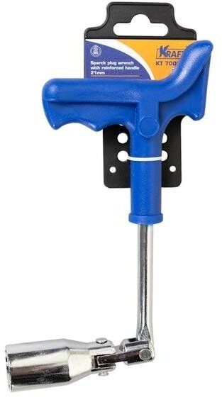 Ключ Свечной Усиленный Пластиковой Рукояткой KRAFT KT700671 - фотография № 5