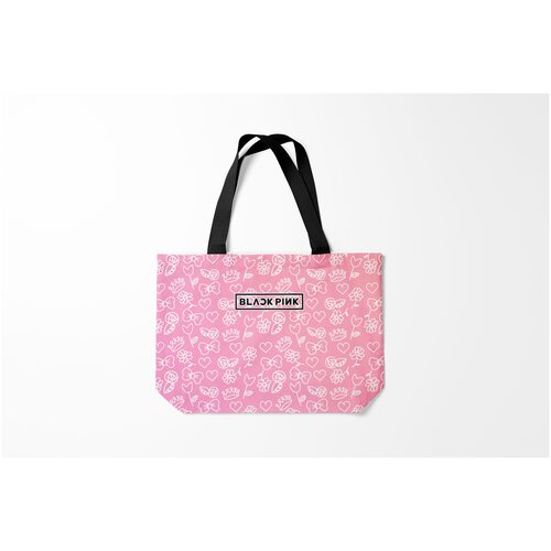 фото Сумка-шоппер / 46х35 см / k pop / blackpink burnettie