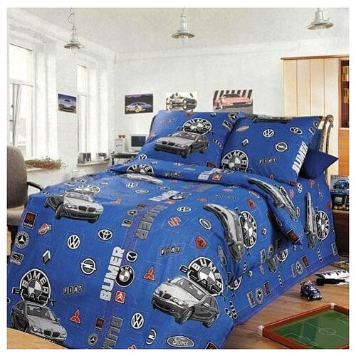 фото Постельное белье бумер 1,5 спальный бязь артпостель