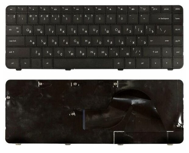 Клавиатура keyboard NSK-HU0SQ для ноутбука HP Compaq CQ42 G42 черная 1303₽