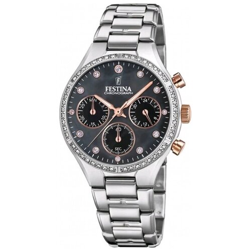 фото Наручные часы festina boyfriend, серебряный, черный