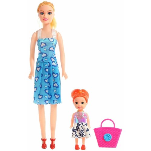 Кукла-модель Оля с дочкой, с аксессуарами, Микс