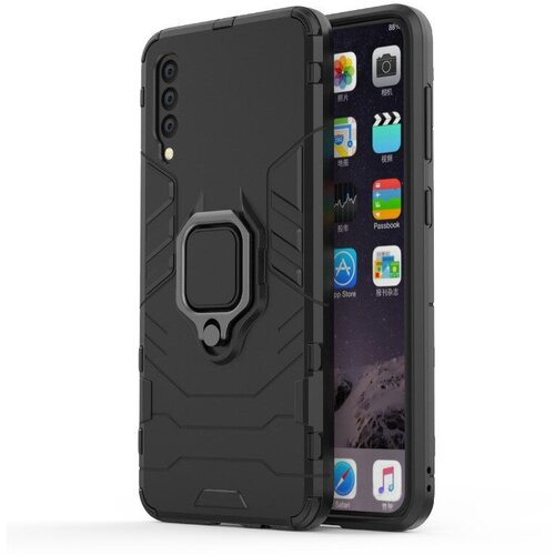 Чехол противоударный для Samsung A50 / Самсунг А50 (Черный) черный