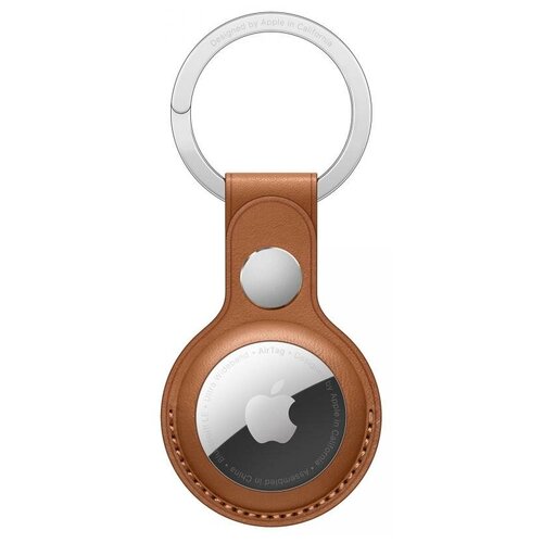 Аксессуар Apple AirTag Leather Key Ring brown кожаный брелок для airtag apple leather key ring product red
