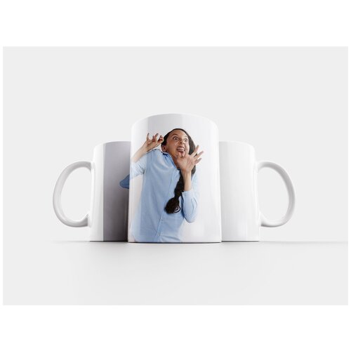 фото Кружка "напугана, страх, человек" 320 мл lotsprints