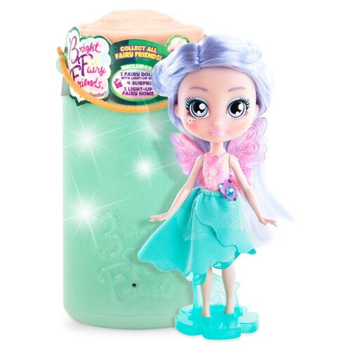 Кукла Funrise Фея-подружка Флёр с домом-фонариком, 15 см, Т20946 фиолетовый