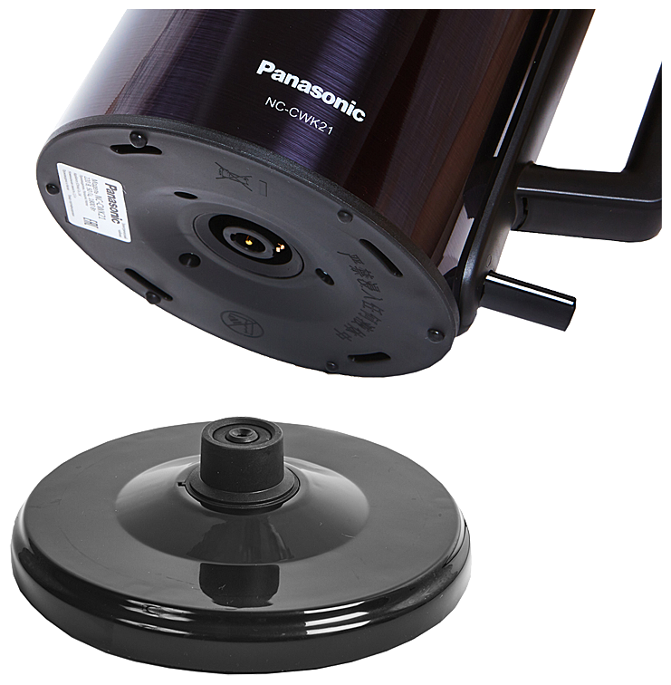 Чайник электрический Panasonic NC-CWK21 черный, нержавеющая сталь - фото №4