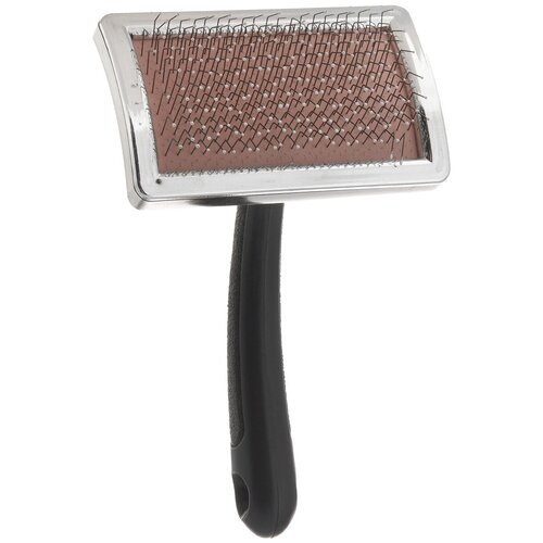 Щетка пуходерка ADEL для шерсти средней длины с каплей.