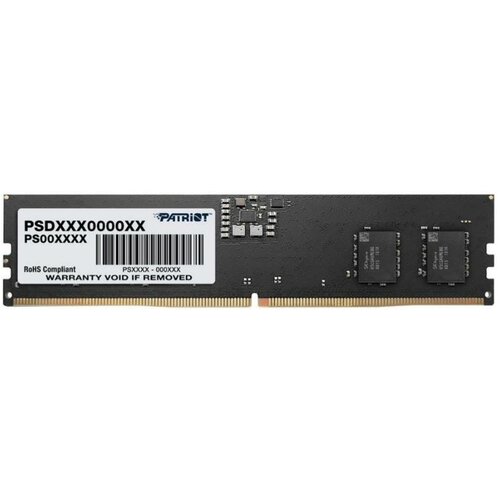 Оперативная память Patriot Signature DDR5 - 16Gb 5600 МГц DIMM CL46 psd516g560081 555000₽
