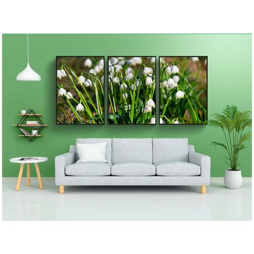 фото Набор модулных постеров для интерьера "märzenbecher, цветок, цвести" 60x90 см. в тубусе, без рамки lotsprints