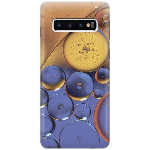 фото Силиконовый чехол на samsung galaxy s10 / самсунг с10 с принтом "отдыхающие котики" gosso