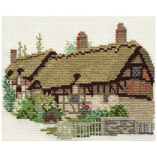 Набор для вышивания Ann Hathaways Cottage 18 x 13 см DERWENTWATER DESIGNS 14DD204
