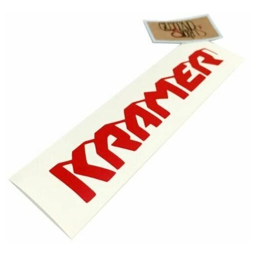 Наклейка на гитару Kramer наклейка виниловая на гитару kramer 2 золотистая