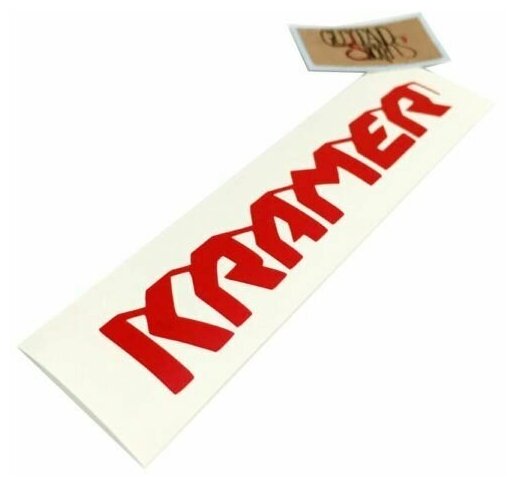 Наклейка на гитару "Kramer"