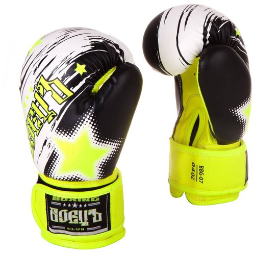 Боксерские перчатки BC-BBG-07 зеленый 6 oz боксерские перчатки bc bbg 02 красный 10 oz