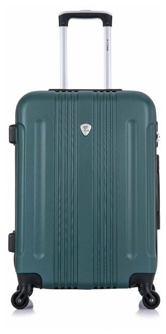 фото L'case Чемодан L'CASE Bangkok L 73х50х29см (26) со съемными колесами, серо-зеленый (базальтовый)