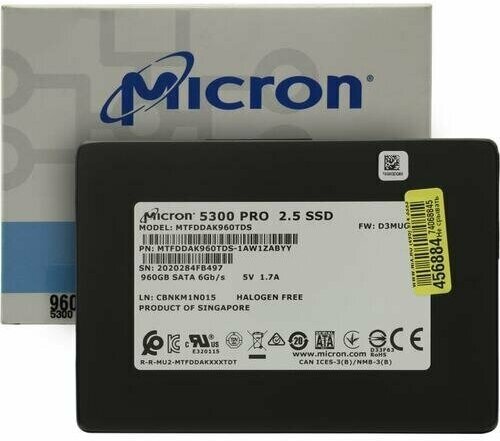 SSD Micron MTFDDAK960TDS