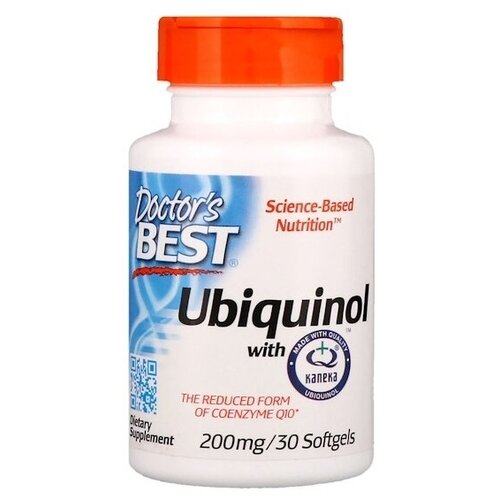 Капсулы Doctor's Best Ubiquinol with QH Kaneka 200 мг, 70 г, 200 мг, 30 шт.