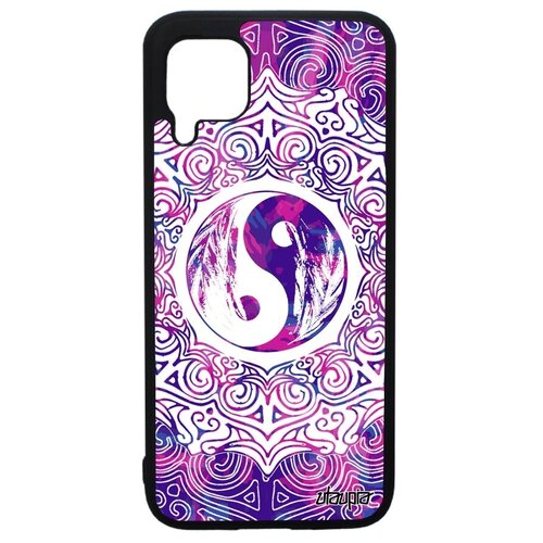 фото Противоударный чехол на смартфон // huawei p40 lite // "инь и ян" гармония yin and yang, utaupia, фиолетовый