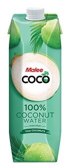 Вода кокосовая Malee натуральная, без сахара, 1000 мл - фотография № 3