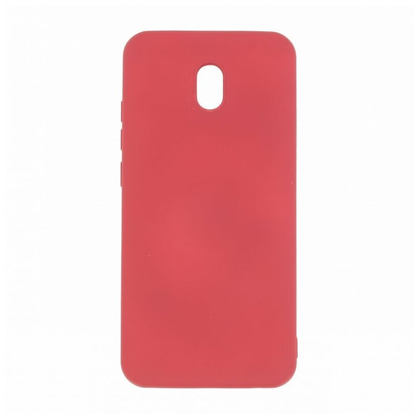 Силиконовый чехол Silicone Case для Xiaomi Redmi 8A, бордовый