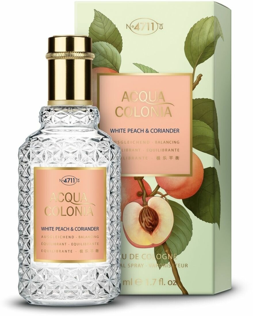 4711 одеколон Acqua Colonia White Peach & Coriander, 100 мл