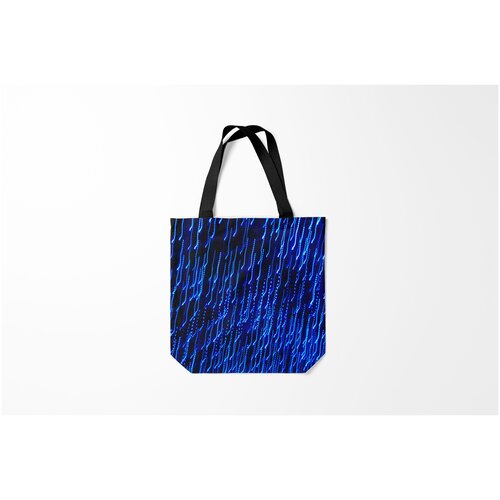 фото Сумка-шоппер / 40х40 см / неоновые принты / разные neon rain burnettie