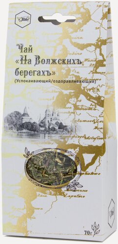 Изображение товара Травяной чай "На Волжских берегах" при стрессе успокаивающий, 70 г.
