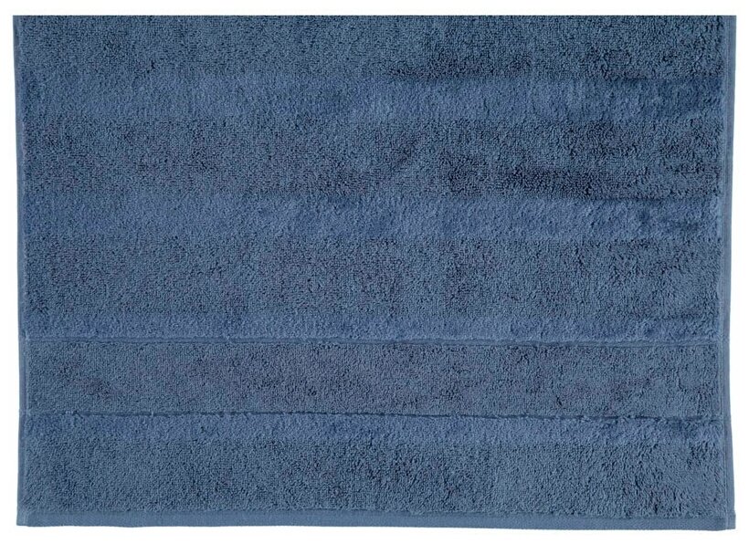 Полотенце махровое Cawo Noblesse 50x100см, цвет темно-синий CAWÖ - фото №3