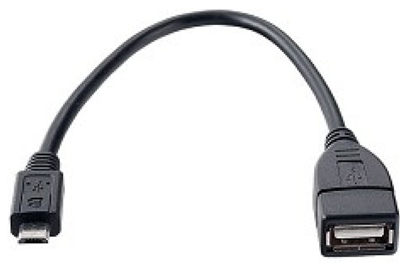 Кабель Perfeo U4204 USB 2.0 A розетка - Micro USB вилка OTG 1м black