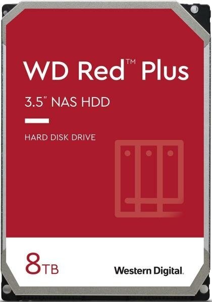 Жесткий диск Western Digital WD Red Plus 8 ТБ WD80EFZZ