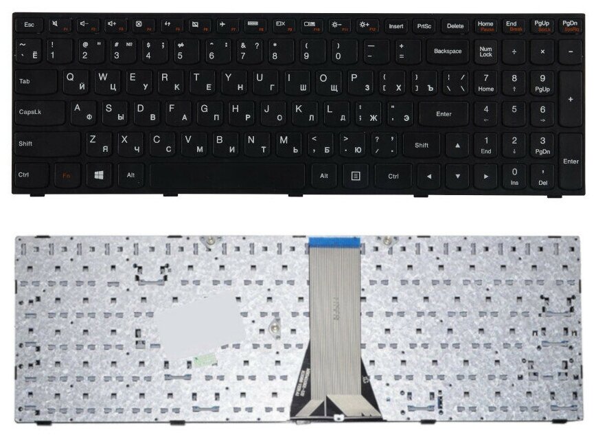 Клавиатура для Lenovo IdeaPad G50 B50 G50-30 Z50 G50-70 G50-45 T6G1-RU G50-RU 25214796 чёрная 685₽