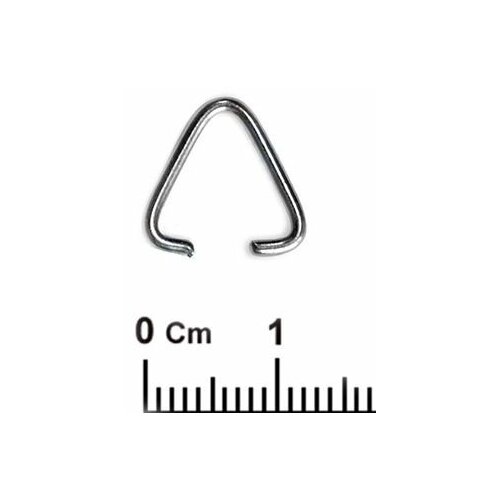 Треугольник переходник 1 см для брелков и ключей фото