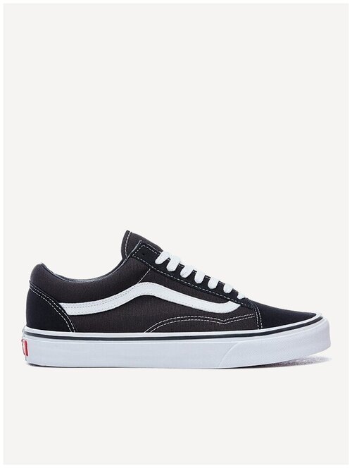 Кеды VANS Old Skool, летние, низкие, размер 4US, черный