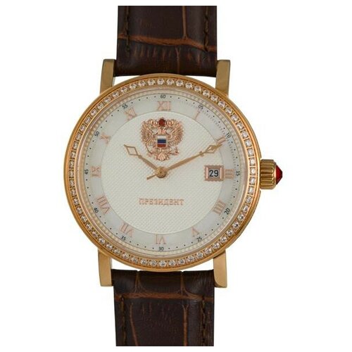фото Наручные часы русское время часы наручные президент 3909417, белый, розовый