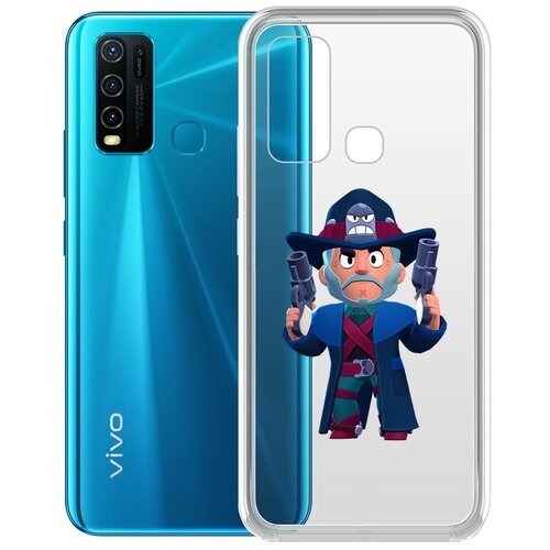 фото Чехол-накладка clear case brawl stars-стрелок кольт для vivo y30 krutoff group