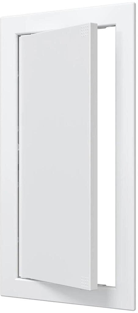 Люк-дверца ревизионная Evecs Л1530, ABS-пластик, нажимная, с фланцем 146 x 296 мм, 168 x 318 мм - фотография № 5