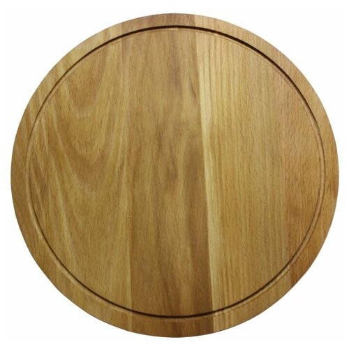 фото Доска разделочная деревянная bohmann bh-02-597. диаметр 25 см