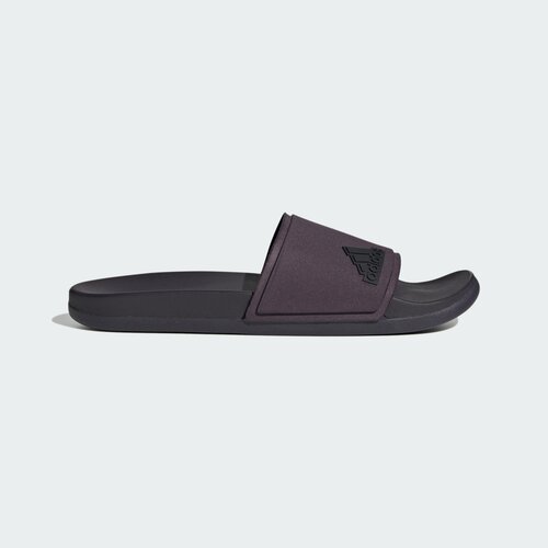 фото Шлёпанцы adidas adilette comfort slides, размер 6 uk, черный, фиолетовый