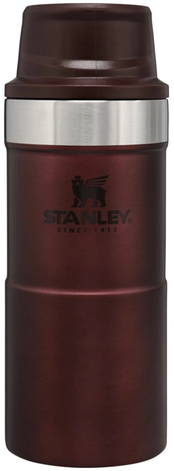 Stanley Термокружка STANLEY Classic Trigger Action 0.25L One Hand 2.0 (10-09849-013) Бордовая