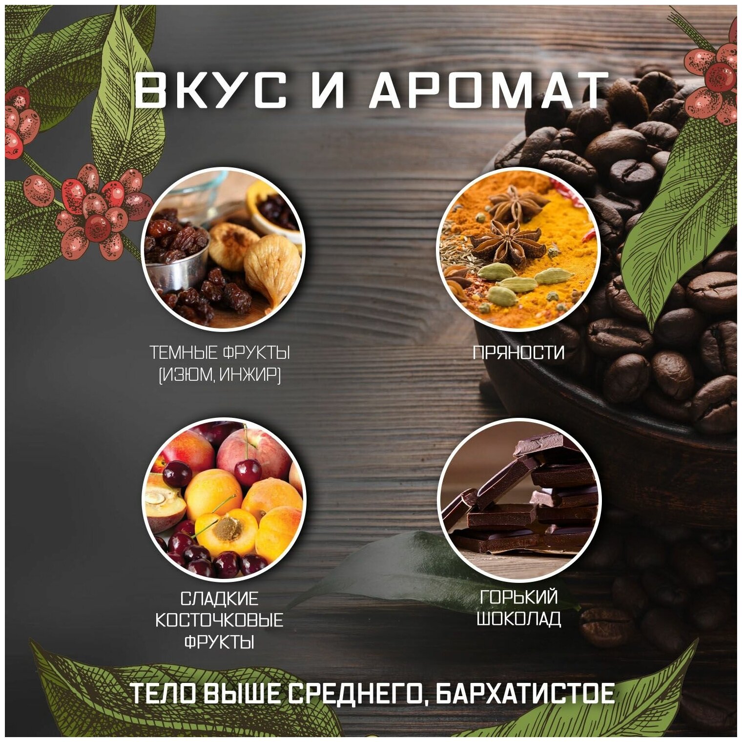 Свежеобжаренный кофе в зернах Godine Coffee Sidamo - фотография № 3