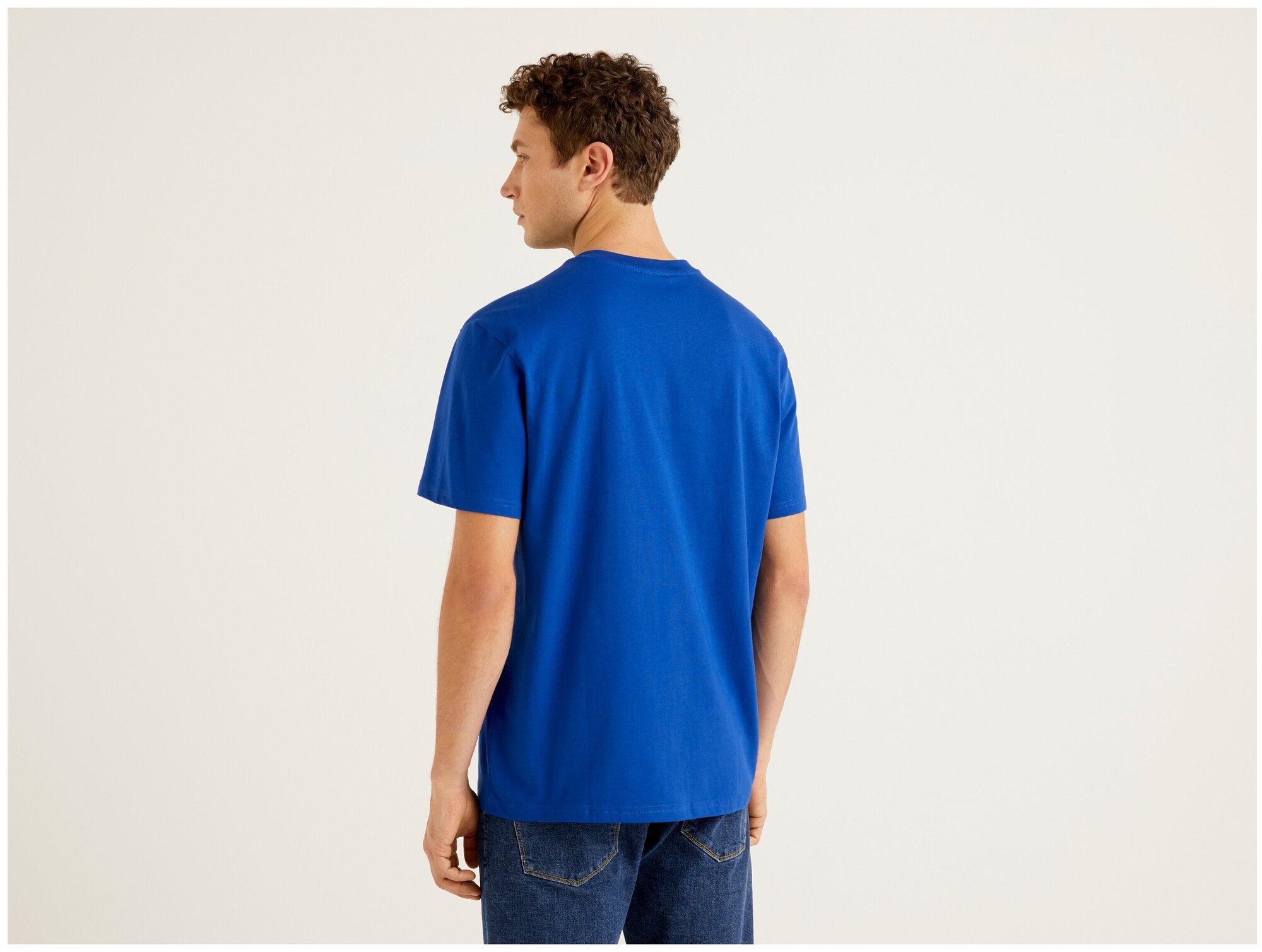 Футболка UNITED COLORS OF BENETTON, размер XL, cиний — фото 1