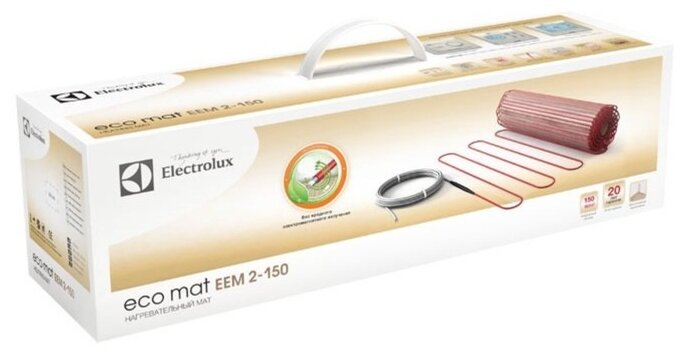 Мат нагревательный ELECTROLUX EEM 2-150-2 (комплект теплого пола с терморегулятором) - фотография № 2