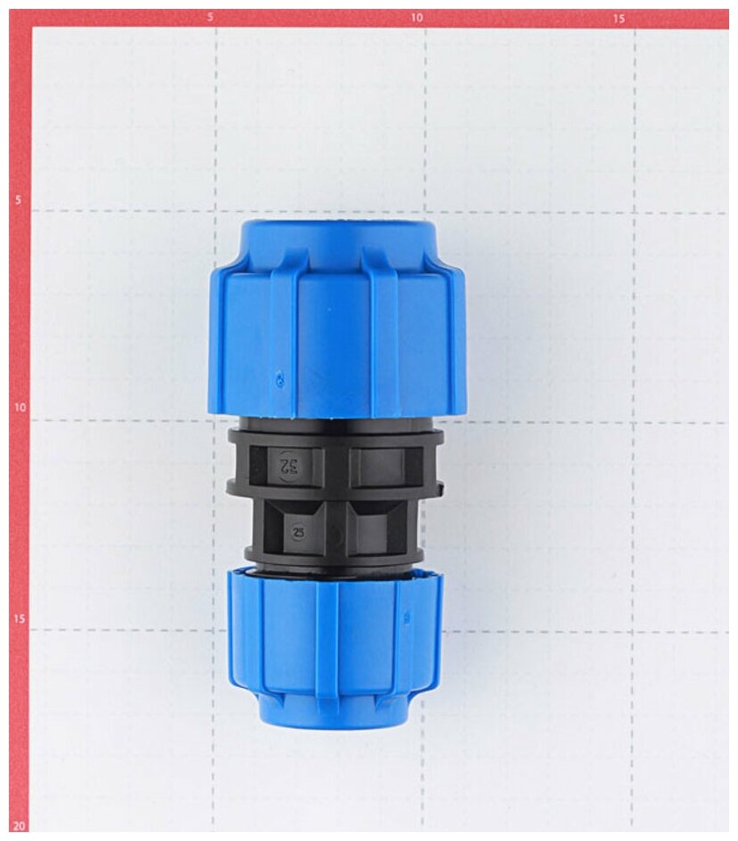 Муфта ПНД компрессионная переходная 32х25 мм
