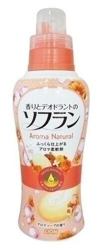 Кондиционер для белья Lion Япония Soflan Aroma Natural аромат мыла, 550 мл