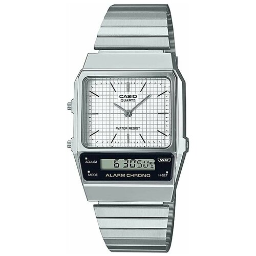 фото Наручные часы casio, серебряный