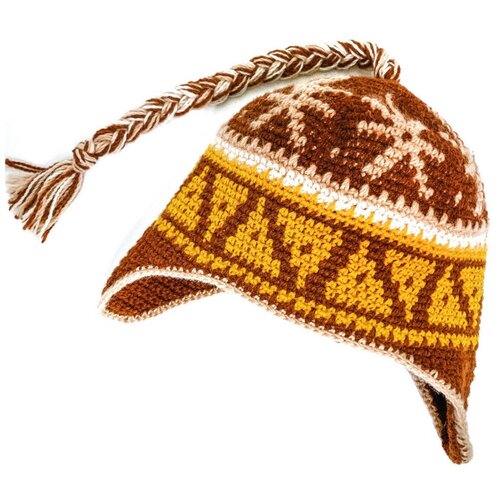 шапка вязаная для бани woodson viking серая 2 косички Шапка вязаная для бани Woodson Viking (орнамент, 1 косичка)