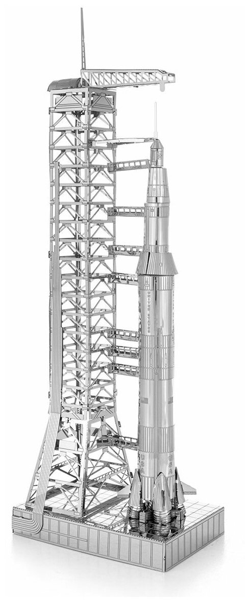 Металлический конструктор / 3D конструктор / Сборная модель Ракета-носитель Сатурн-5
